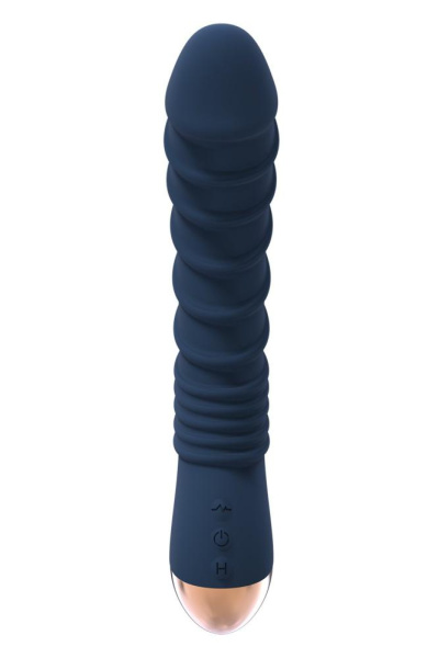 Вібромасажер з функцією нагріву goddess COLLECTION AEOLUS, Синий