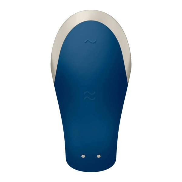 T360143 люксовий Smart вібратор для пар Satisfyer DOUBLE LOVE BLUE, Черный