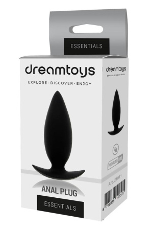 Анальна пробка BOOTYFUL SMALL 3.7 INCH, BLACK, Черный