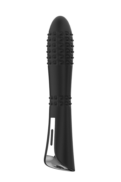Вібромасажер з поступальними рухами MIDNIGHT MAGIC NUBBED THRUSTER, Черный, Розмір посилки : 7,00 х 28,50 х 4,80