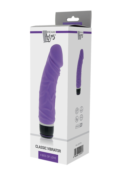 Вибромассажер PURRFECT SILICONE CLASSIC 6.5INCH, PURPLE
