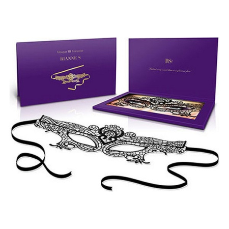 Маска на глаза ажурная RianneS SOIREE MASK III FRANCOISE || Маска на очі ажурна RianneS SOIREE MASK III FRANCOISE, Черный