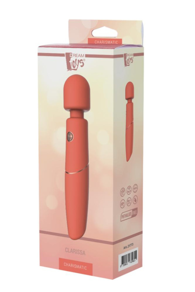 Мікрофон-масажер для тіла та ерогенних зон, Dream toys Charismatic Clarissa, помаранчевий