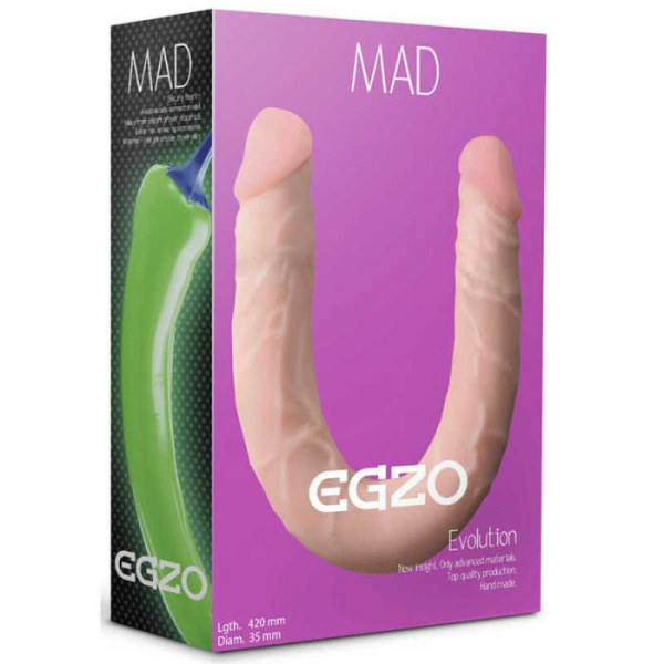 Двухсторониий фаллоимитатор EGZO Ciberskin