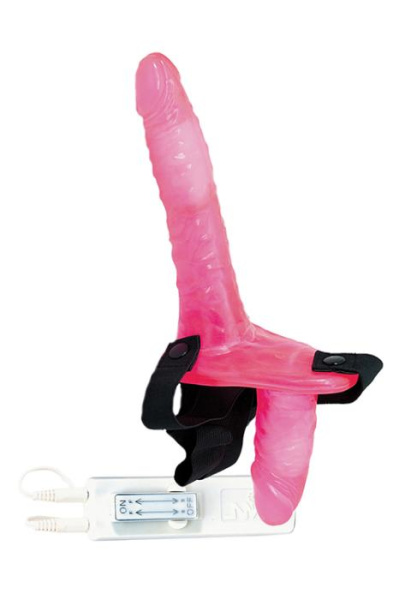 Подвійний Страпон жіночий з поясом JOYRIDE DUO, PINK, Рожевий