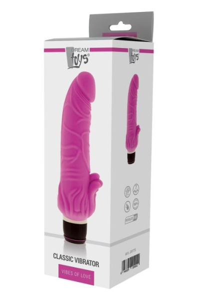 Вибромассажер PURRFECT SILICONE CLASSIC 7INCH, PINK