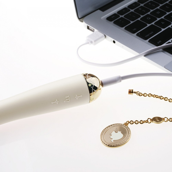 Вібратор для точки G з підключенням до телефону ZALO Momoko Vanilla White, Білий