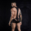 Эротическое мужское боди "Мощный Саймон" One Size Black || Еротичний чоловічий боді "Потужний Саймон" One Size Black