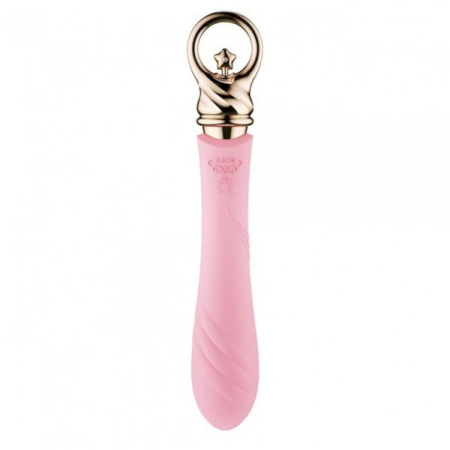 Вібромасажер із функцією підігріву ZALO COURAGE, Fairy Pink