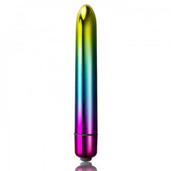 Вибропуля ROCKS-OFF - PRISM VIBRATOR METALLIC RAINBOW