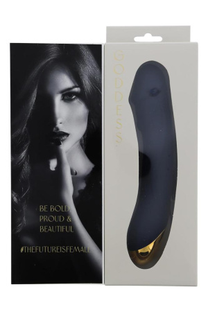 Вібромасажер з функцією нагріву GODDESS COLLECTION BOREAS, Синий