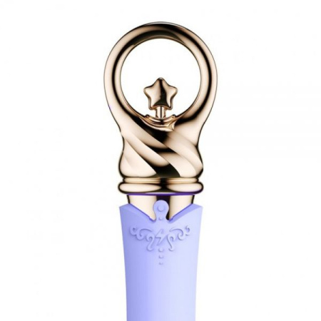 Вібромасажер із функцією підігріву ZALO COURAGE, Fantasy Violet