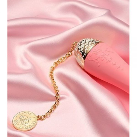 Вибромассажер - кролик с функцией управления со смартфона ZALO Rosalie, Rouge Pink || Вібромасажер-кролик з функцією управління зі смартфона ZALO Rosalie, Rouge Pink