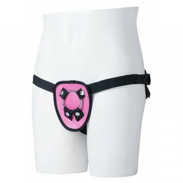 T111667 Трусики HARNESS с кольцами STRAP ON HARNESS PINK