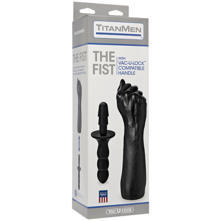Кулак для фистинга Doc Johnson Titanmen The Fist with Vac-U-Lock Compatible Handle, диаметр 7,6см || Кулак для фістинга Doc Johnson Titanmen The Fist with Vac-U-Lock Compatible Handle, діаметр 7,6 см
