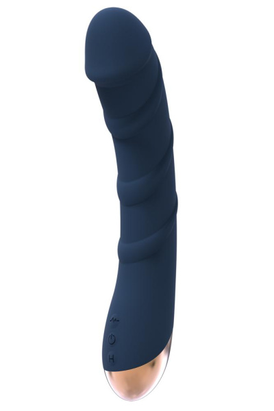 Вібромасажер з функцією нагріву goddess COLLECTION ATLAS, Синий