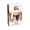 Мужской пояс верности Art of Sex - Vartal, натуральная кожа || Чоловічий пояс вірності Art of Sex – Vartal, натуральна шкіра