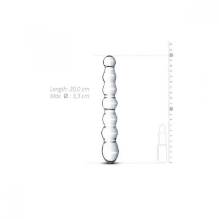 Фаллоиммитатор стекляный Gildo Glass Dildo No. 19 || Фалоімітатор скляний Gildo Glass Dildo No. 19