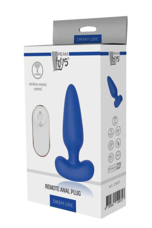 Dt21837 анальна пробка з дистанційним управлінням Dream Toys CHEEKY LOVE REMOTE ANAL PLUG