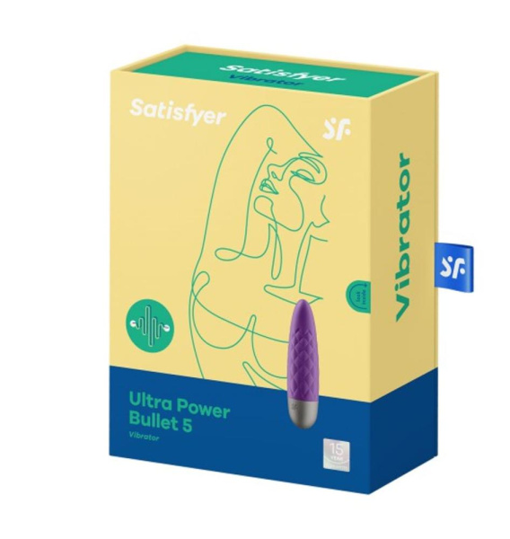 T360193 Вибропуля с глубокой вибрацией Satisfyer Ultra Power Bullet 5 Violet