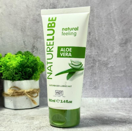 Лубрикант на водной основе Nature Lube Aloe Vera, 100 мл || Лубрикант на водній основі Nature Lube Aloe Vera, 100 мл