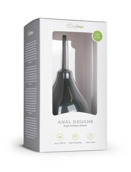 Анальный душ Easytoys Black Anal Douche - Large