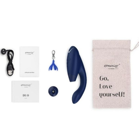 Інноваційний безконтактний стимулятор Womanizer Duo Blueberry