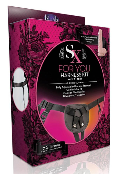 Страпон жіночий FOR YOU HARNESS KIT COCK, Черный