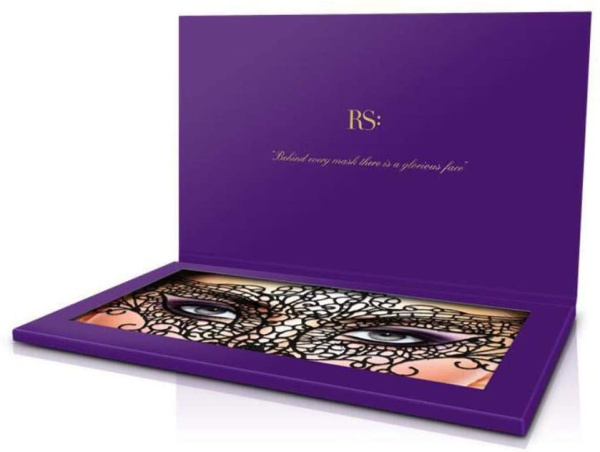 Маска на очі ажурна RianneS SOIREE MASK II BRIGITTE, Черный