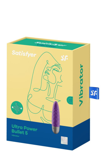 T360193 вібропуля з глибокою вібрацією Satisfyer Ultra Power Bullet 5 Violet, Фіолетовий