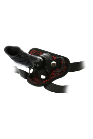 Страпон BLAZE DELUXE STRAP-ON DILDO, Черный