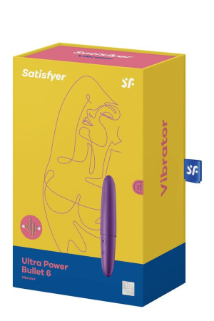 T360194 Вибропуля Satisfyer Ultra Power Bullet 6 Violet || T360194 Вибропуля Satisfyer Ultra Power Bullet 6 Violet, Фіолетовий