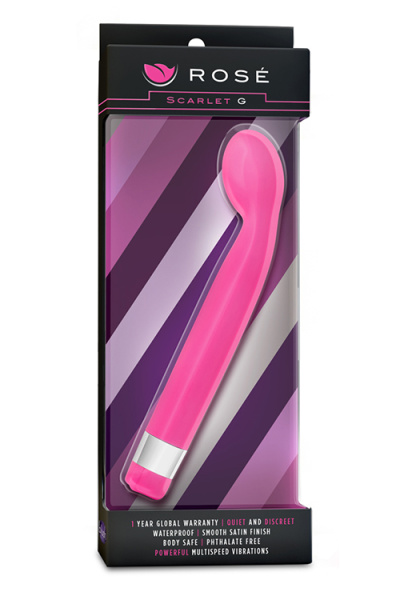 Вибромассажер ROSE - SCARLET G, PINK