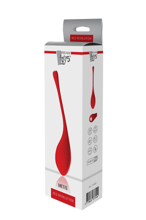 Вагінальний тренажер з пульсацією Dream toys RED REVOLUTION METIS, червоний