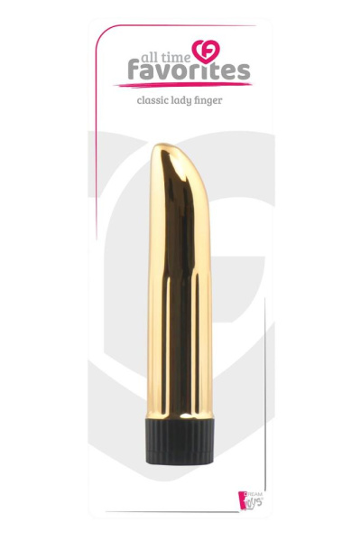 Вібромасажер DREAM TOYS CLASSIC Lady FINGER GOLD