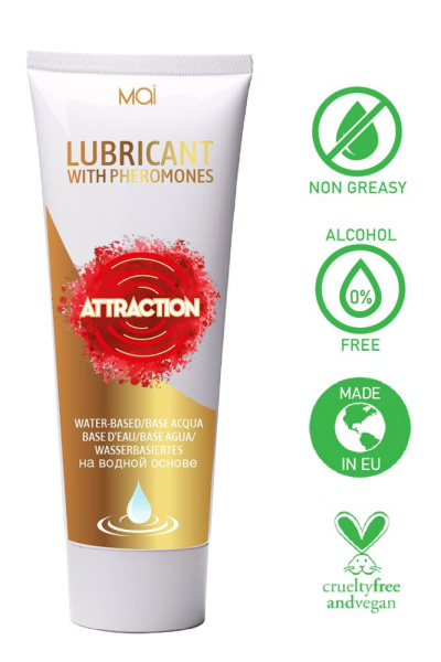 Лубрикант з феромонами MAI lubricant NEUTRAL 75 ML, Розмір посилки : 5,50 х 14,00 х 3,40