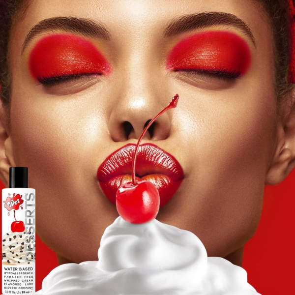 WT43066 Съедобный Лубрикант WET Whipped Cream ( со вкусом сливок) 89 мл