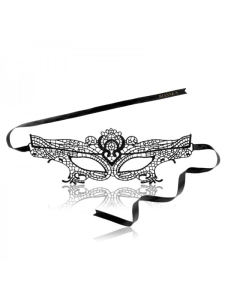 Маска на очі ажурна RianneS SOIREE MASK III FRANCOISE, Черный
