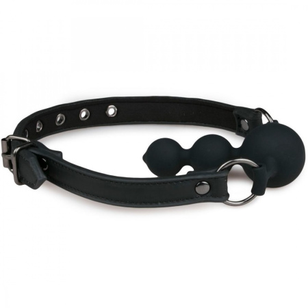 Кляп-ялинка Easytoys Ball Gag With Silicone Beads