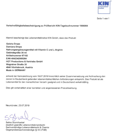 Збудливі краплі для жінок SHIATSU Geisha, 30 мл