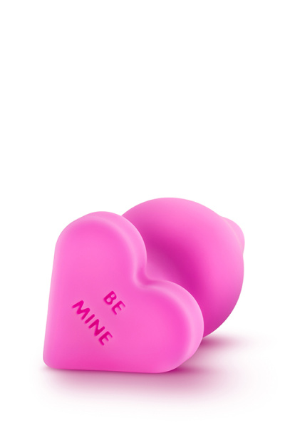 Анальный плаг PLAY WITH ME CANDY HEART BE MINE PINK