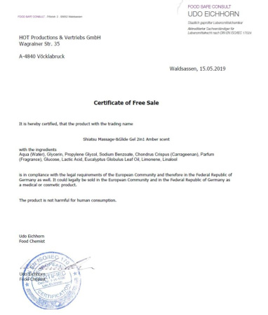 Лубрикант і масажне масло 2 в 1 Massage-